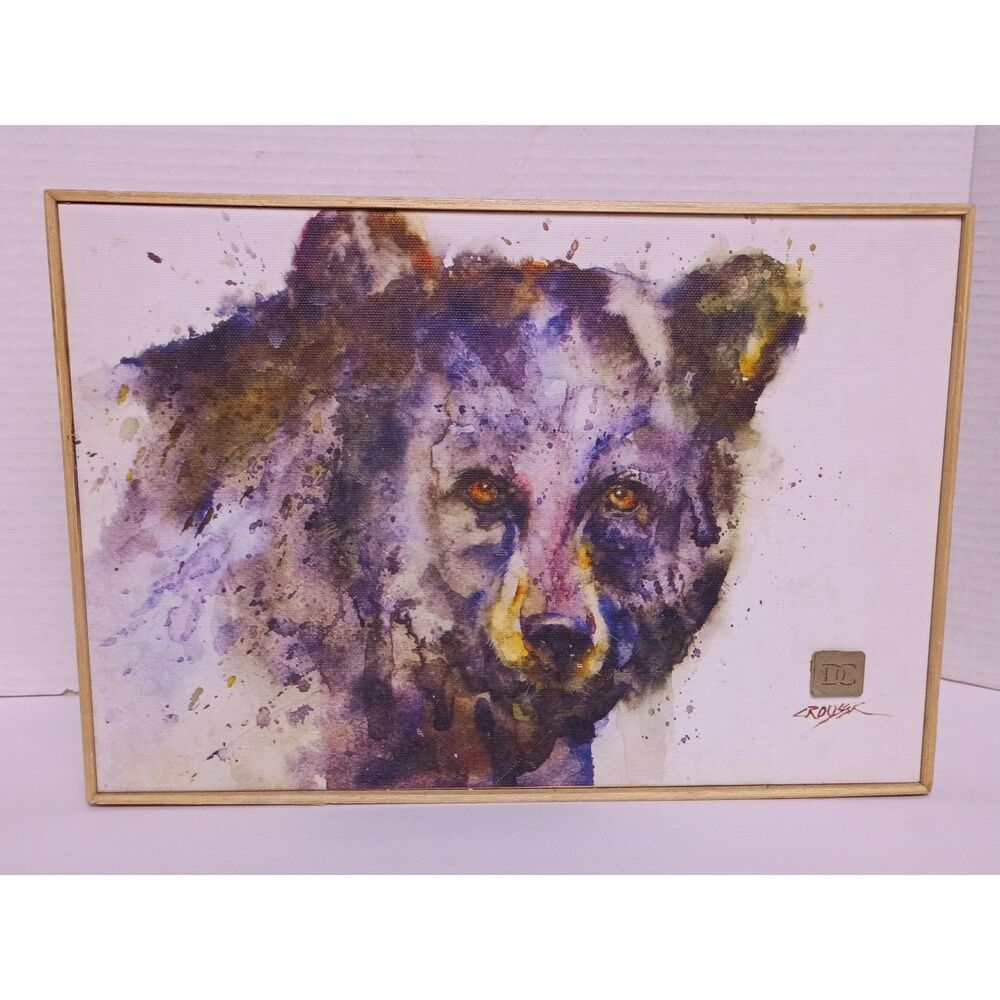 Big Sky Carvers "Determined" Black Bear Wall Art by Dean Crouser